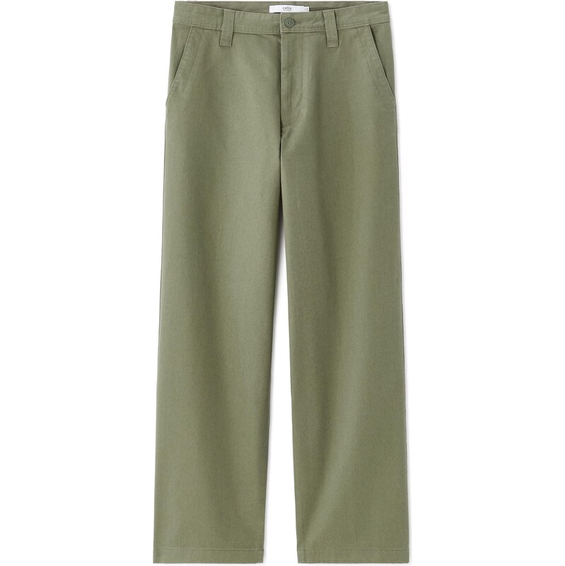 Khaki kalhoty Celio Moraid
