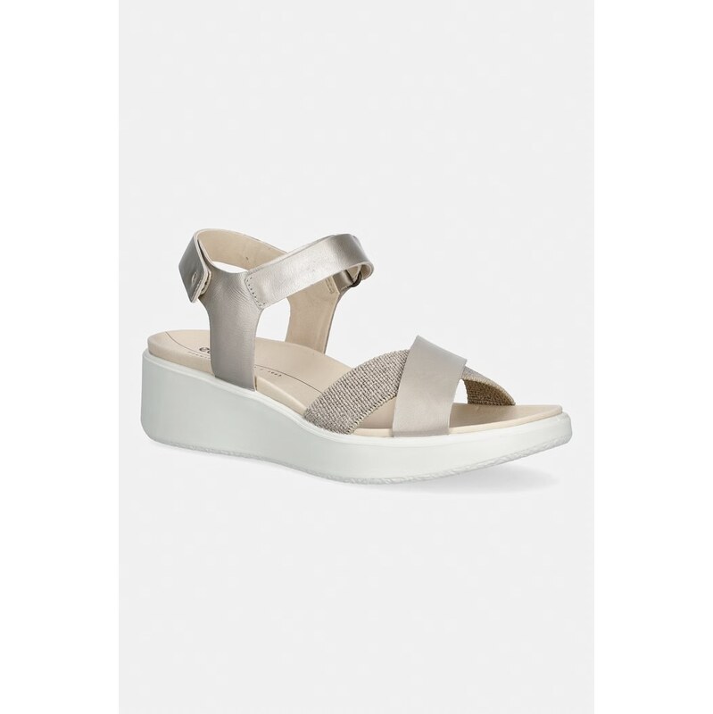 Ecco sandály dámské kožené Flowt Wedge LX W