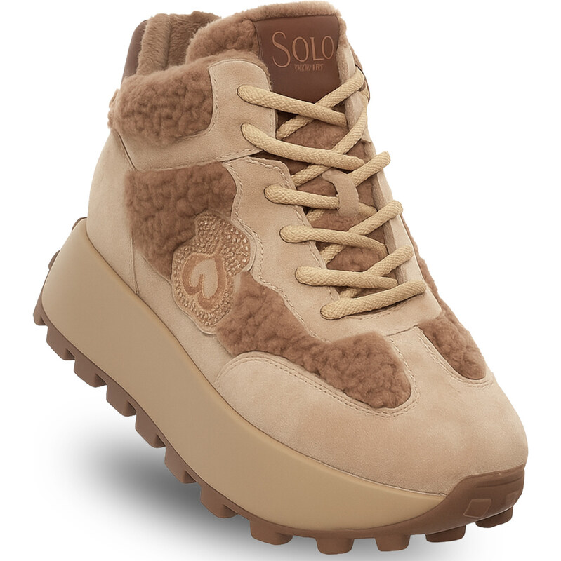 SOLO SOPRANI COUTURE SOLO SOPRANI Sněhule AUSTRALIA SUEDE FUR 113630132