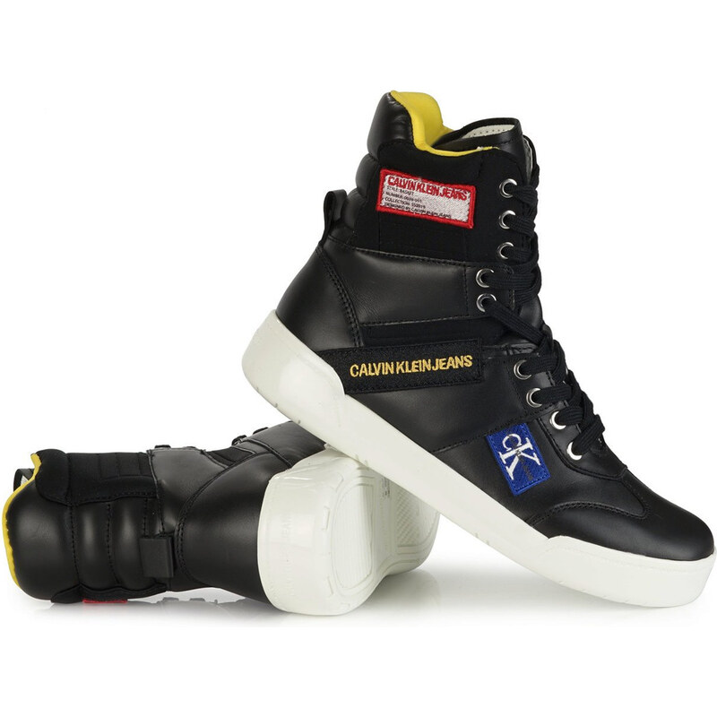 Calvin Klein - Kozačky Niva Black 113632596