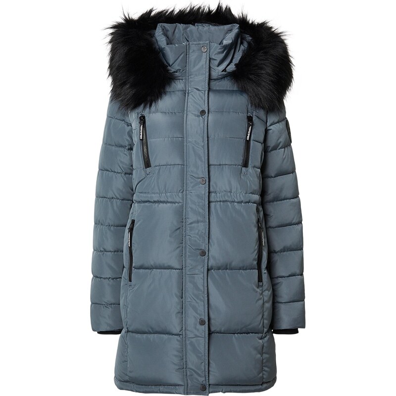 alife & kickin Zimní kabát NicolaAK A kouřově modrá / černá 105463974