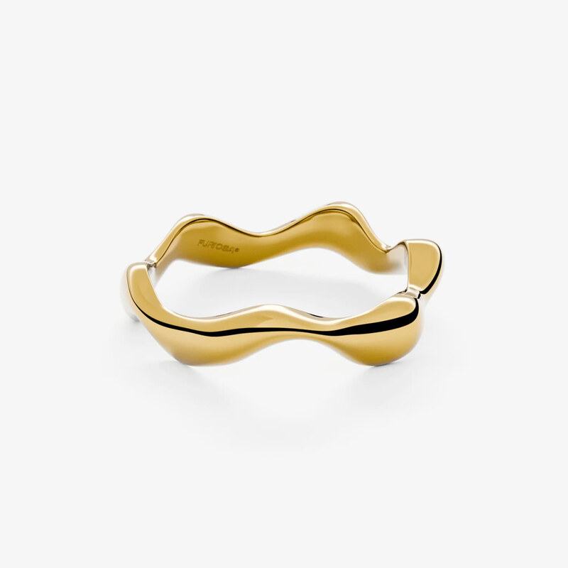 Prsten FURIOSA Waves Ring Gold S