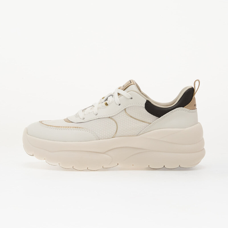 Geox D Xtors White/ Lt Gold