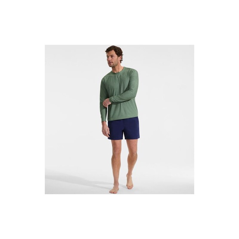 Long Sleeve Rash Vest, Men, size: XL, regular, Green, by Lands