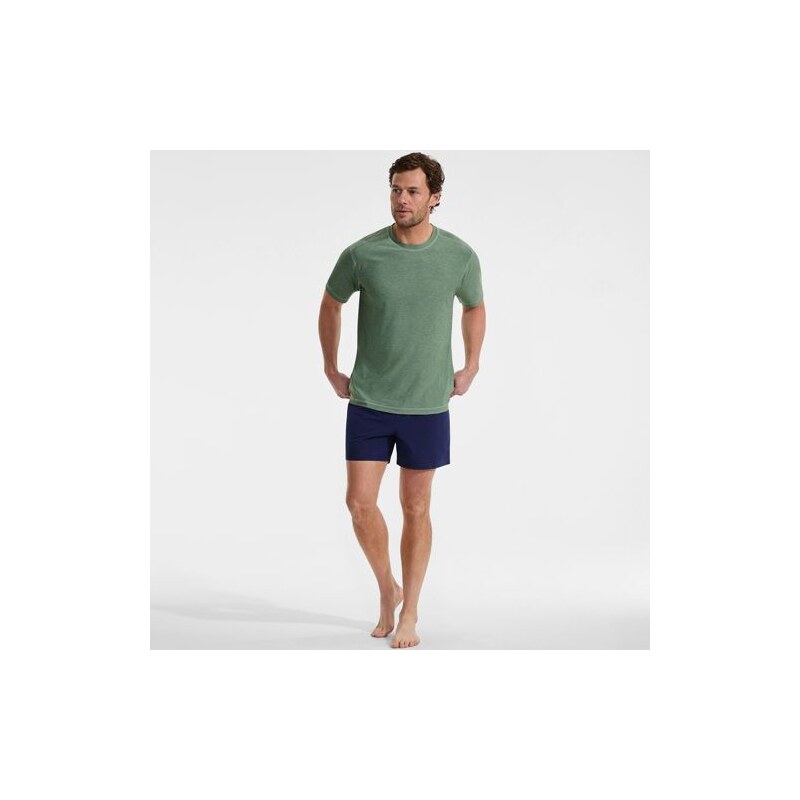 Short Sleeve Rash Vest, Men, size: XL, regular, Green, by Lands