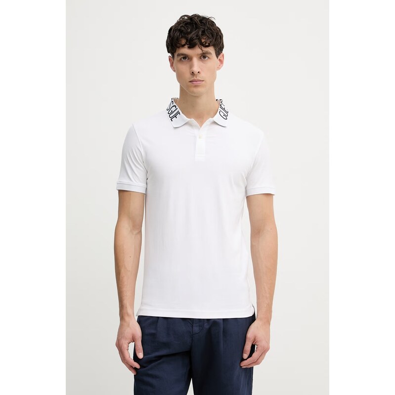 Guess polo pánské bavlněné s elastanem NOLAN