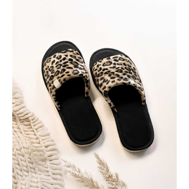 Dámské pantofle Natural Style NS-045 černé 113638247