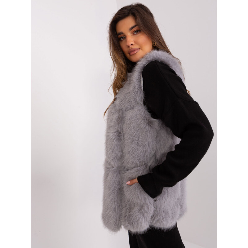 Wool Fashion Italia Dámská vesta -AT-KZ-2375.00P Wool 113639534