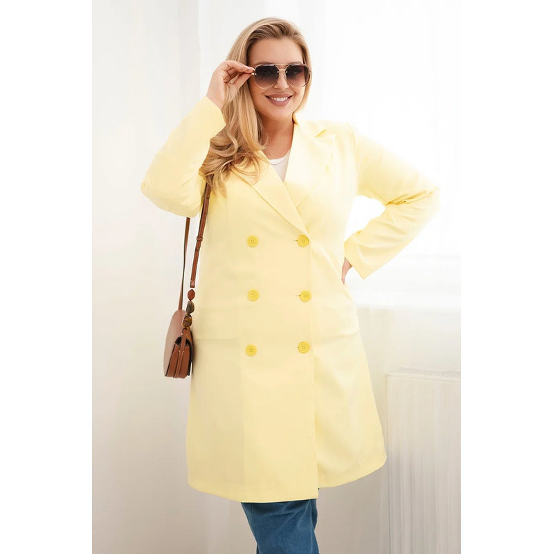Kesi Dámský kabát Plus Size ART1362 113639683