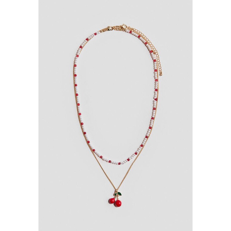 H&M - Náhrdelník 2 kusy - zlatá 113641064