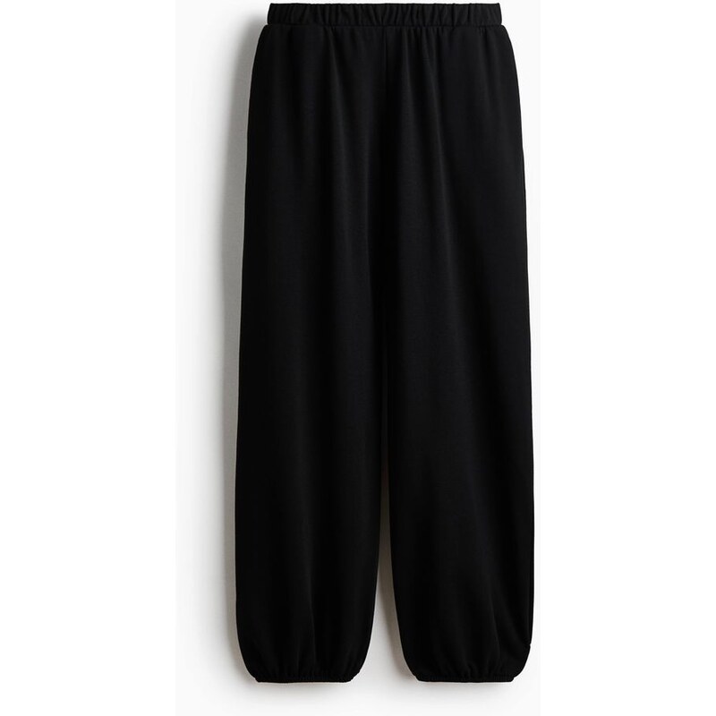 H&M - Kalhoty jogger Loose Fit - černá 113641156