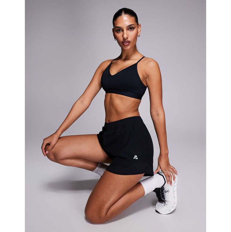 Montirex Icon Strappy 3.0 light support sports bra in black