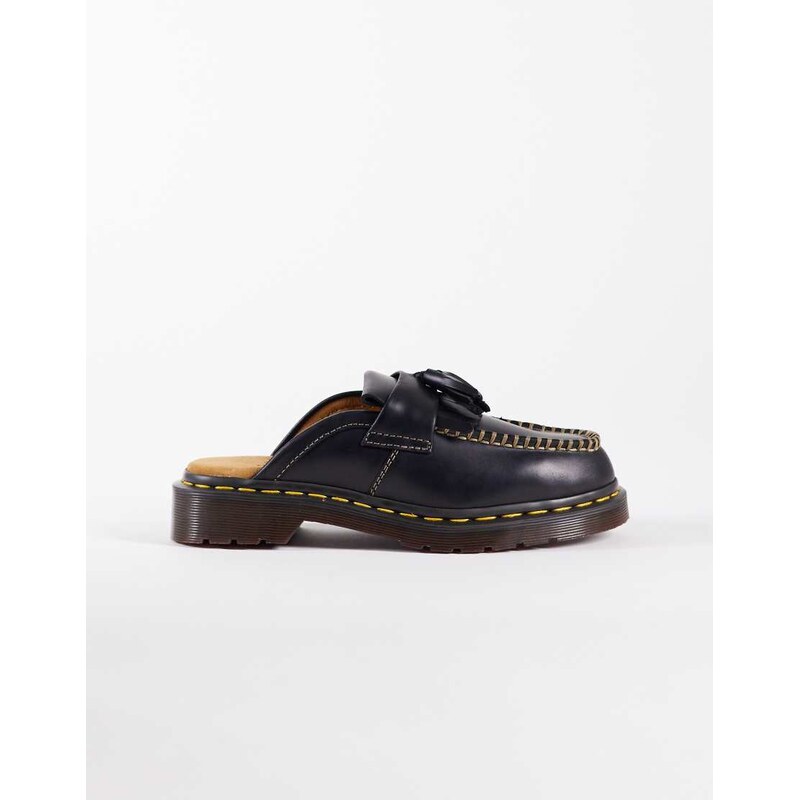 Dr Martens Adrian tassel mule in black 113642918