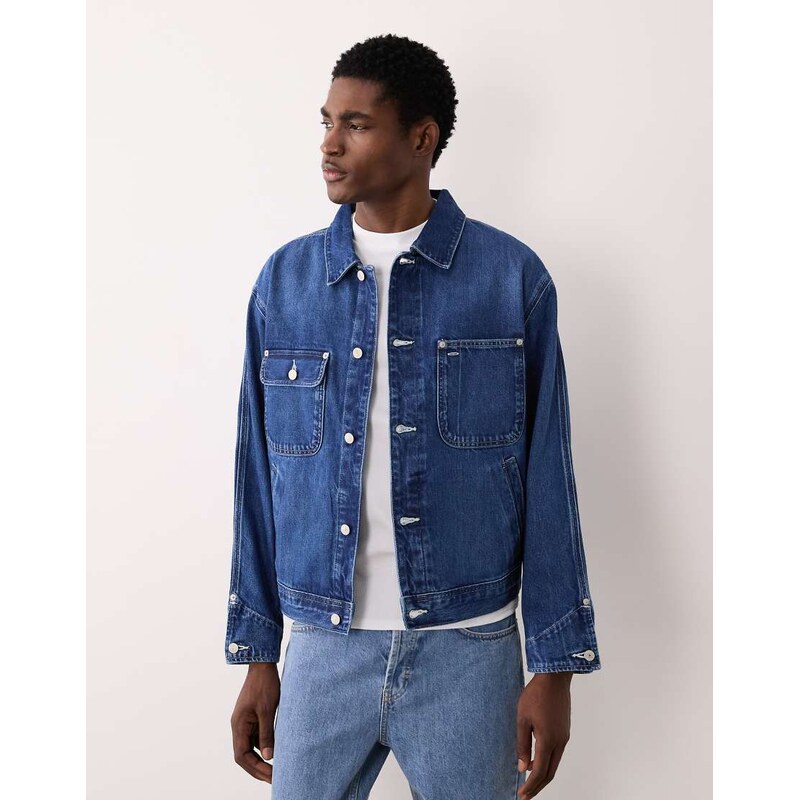 Polo Ralph Lauren Sport capsule flag logo denim trucker jacket