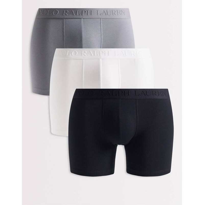 Polo Ralph Lauren 3 pack of stretch cotton tonal boxer briefs in