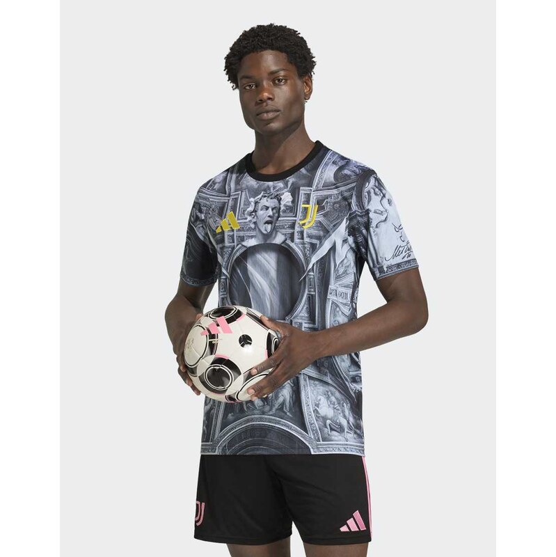 adidas performance Juventus 25/26 pre-match jersey in black