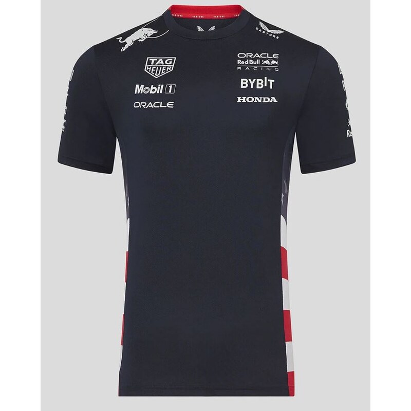 Dámské triko Red Bull Wmns Rbr RP America Team T-Shirt Navy L 113642334