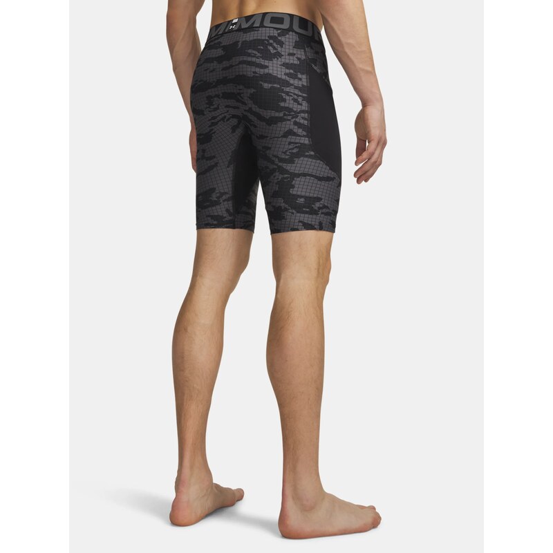 Under Armour HG Printed Lng Short Black / Castlerock / White