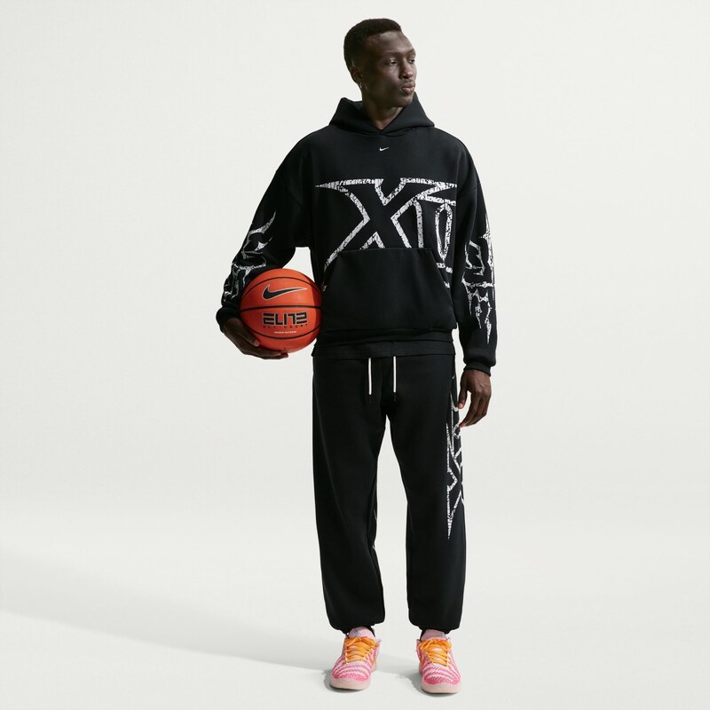 Nike Ja Mens Therma-Fit Pullover Hoodie BLACK/VAST GREY