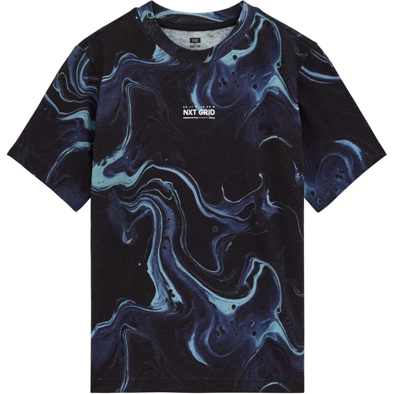 WE Fashion Tričko marine modrá / námořnická modř / nebeská modř