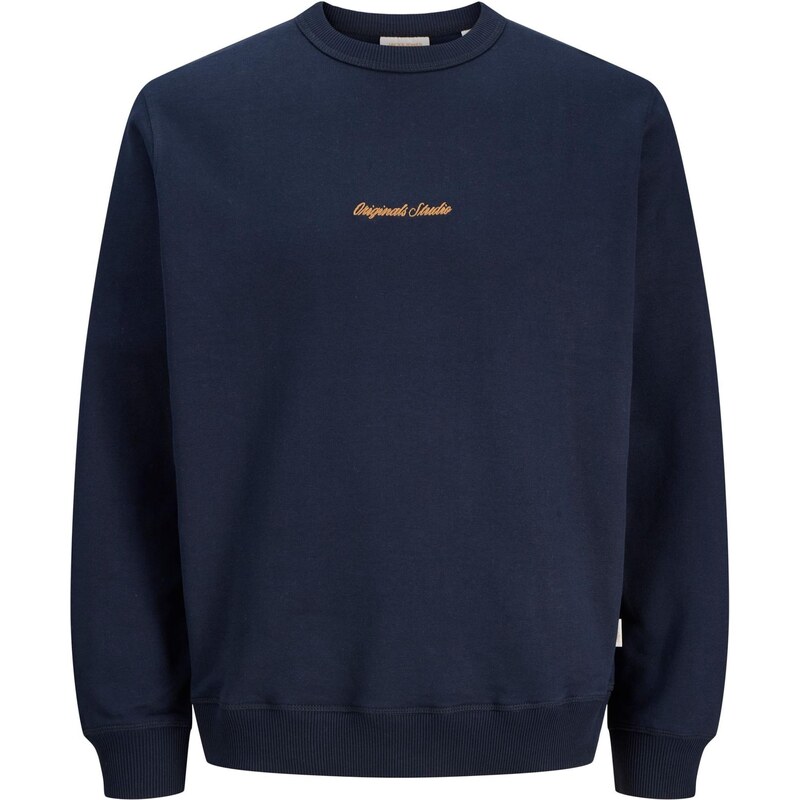 Jack & Jones Junior Mikina JORNORREBRO tmavě modrá / oranžová