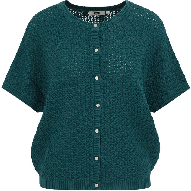 WE Fashion Kardigan tmavě zelená 113648909