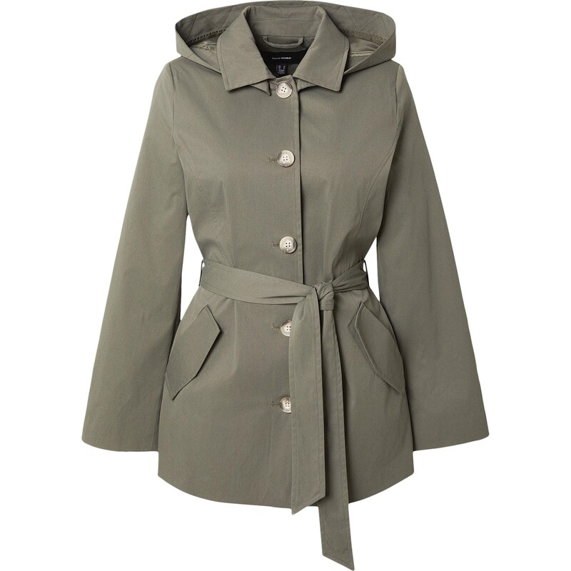VERO MODA Přechodný kabát VMCHELSEA tmavě zelená 113674892