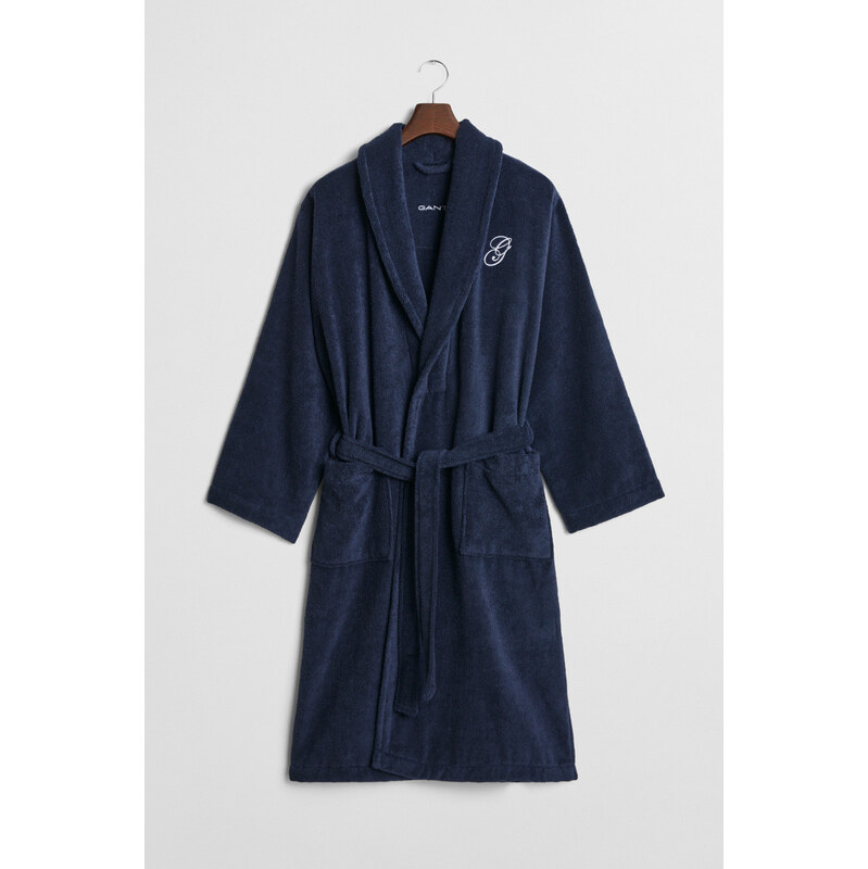 ŽUPAN GANT EMBROIDERY ROBE MARINE