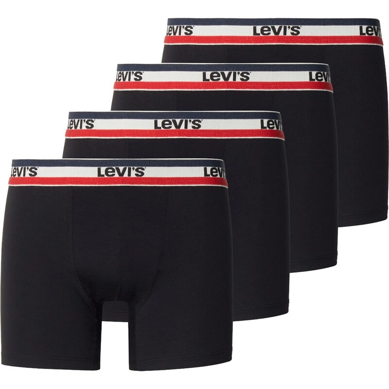 LEVIS  Boxerky červená / černá / bílá
