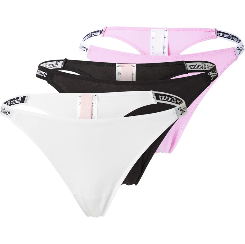 Juicy Couture Tanga švestková / černá / bílá 113649694