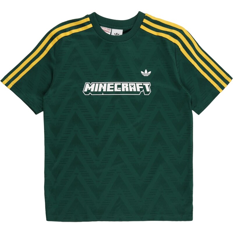 ADIDAS ORIGINALS Tričko kari / tmavě zelená / bílá
