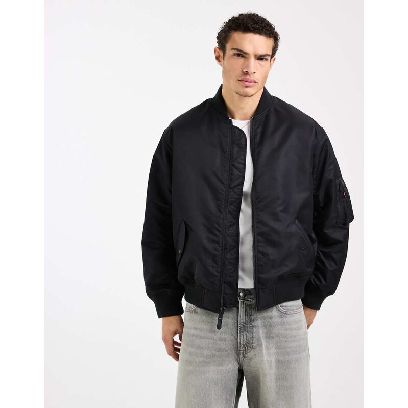 Levis MA-1 bomber jacket in black
