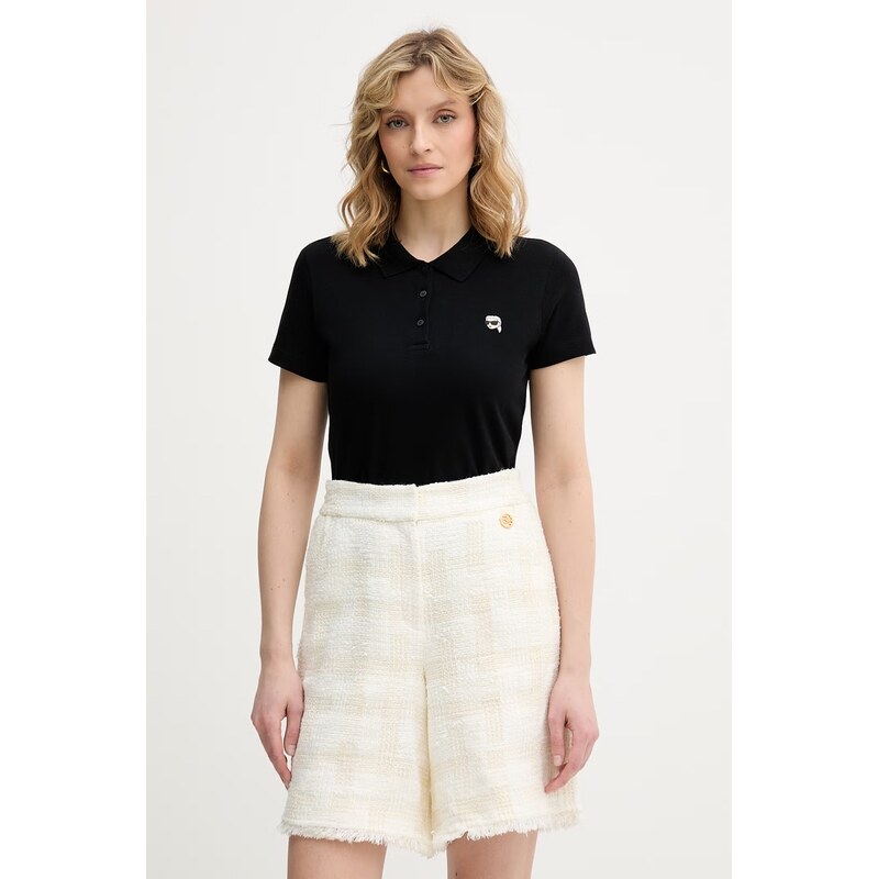 Karl Lagerfeld polo dámské bavlněné IKON