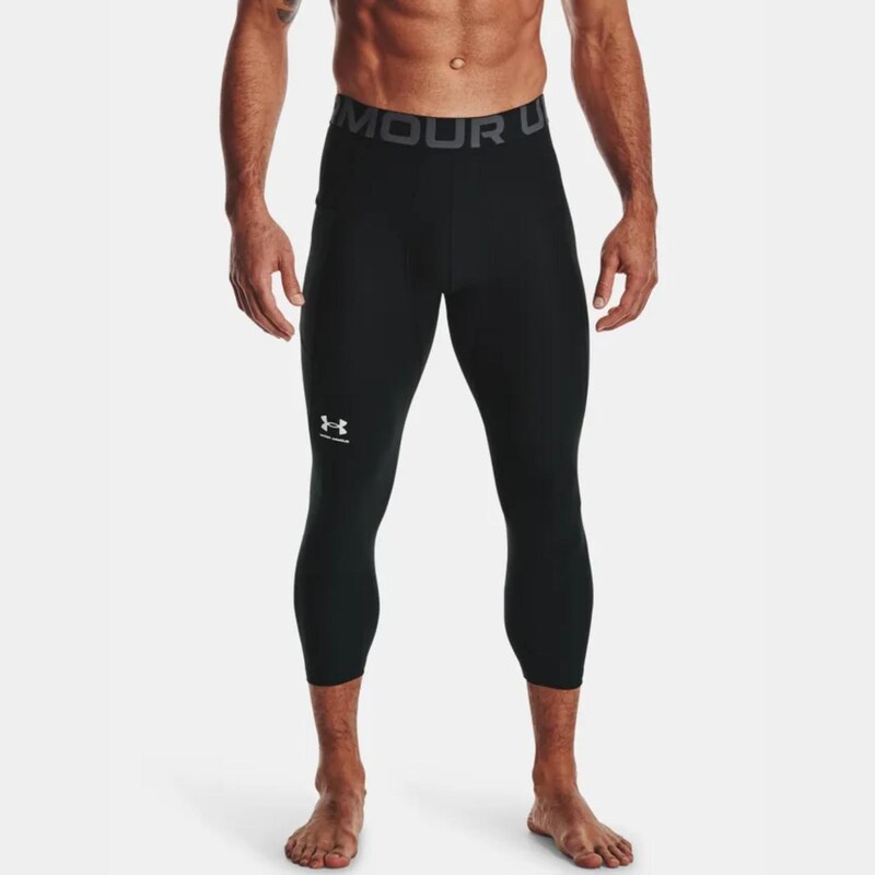 Under Armour HG Armour 3/4 Legging Black - Pánské - Kompresní legíny Under Armour - Černé - 1361588-001
