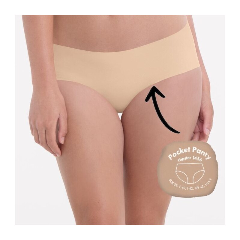 Pocket Panty hipster cut deep sand model 20135230 - Anita