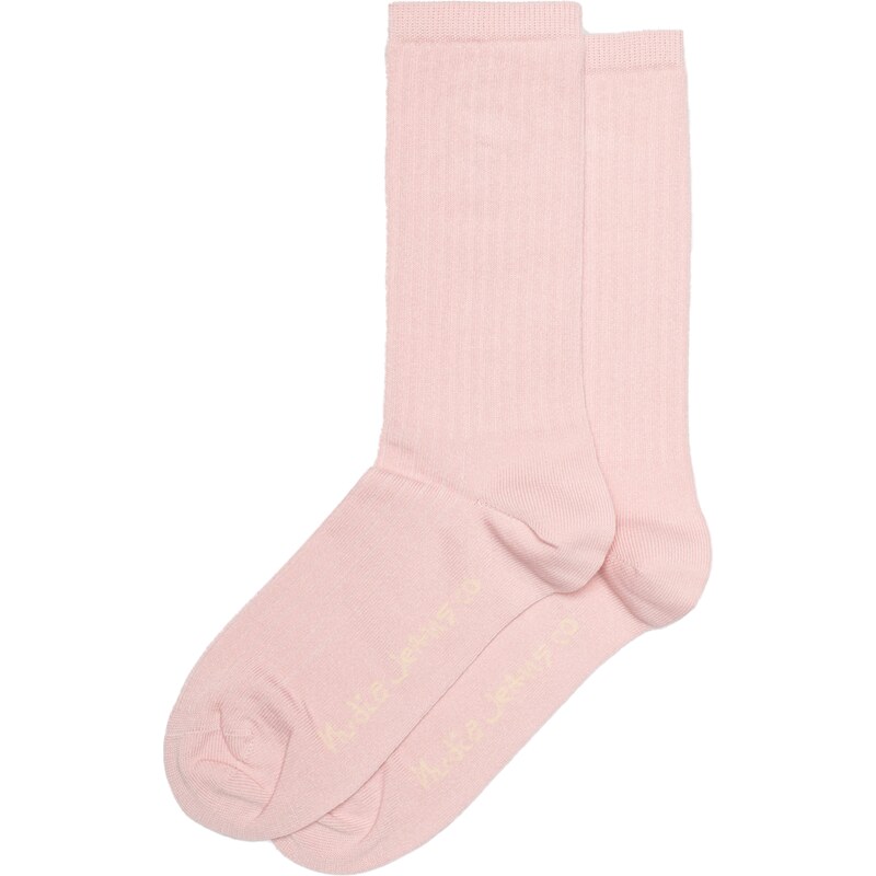 Nudie Jeans Co. Ponožky Ribbed Pink
