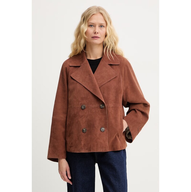 Weekend Max Mara krátká bunda dámská semišová SOSPIRO
