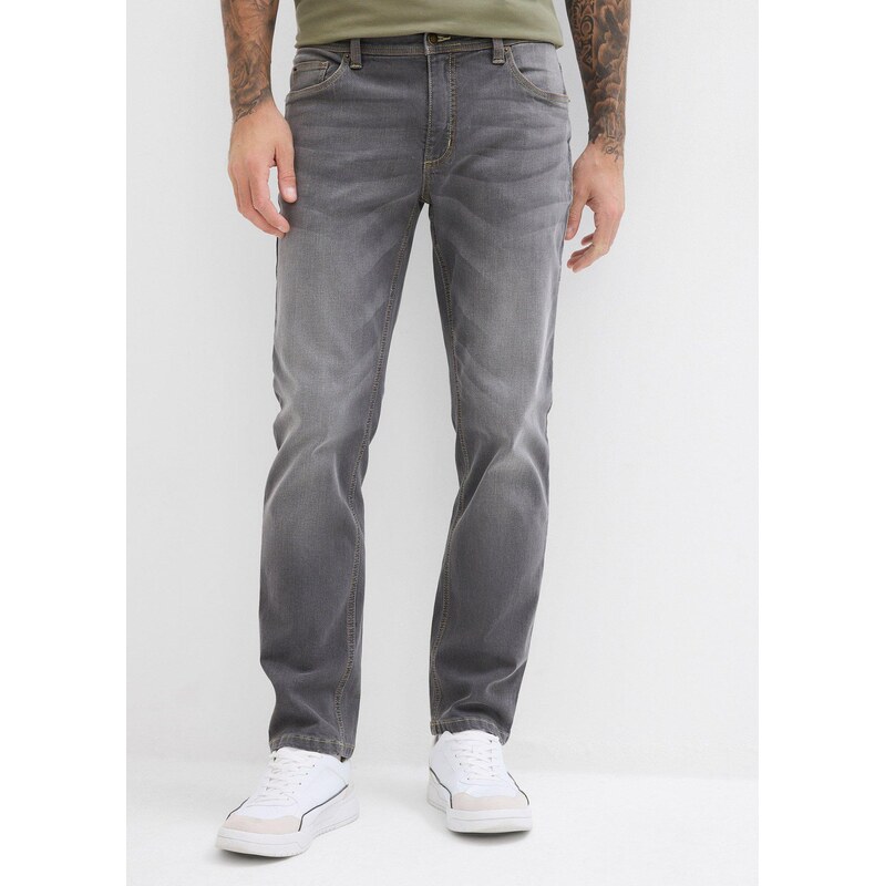 bonprix Džíny Regular Fit, Straight šedá Muž
