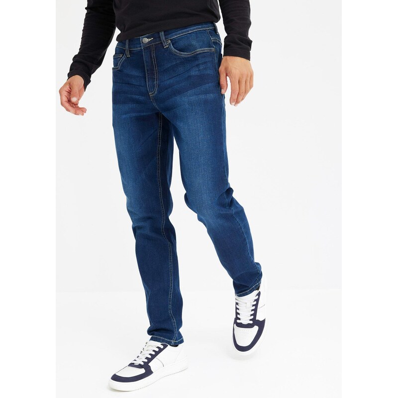 bonprix Džíny Regular Fit, Tapered modrá Muž