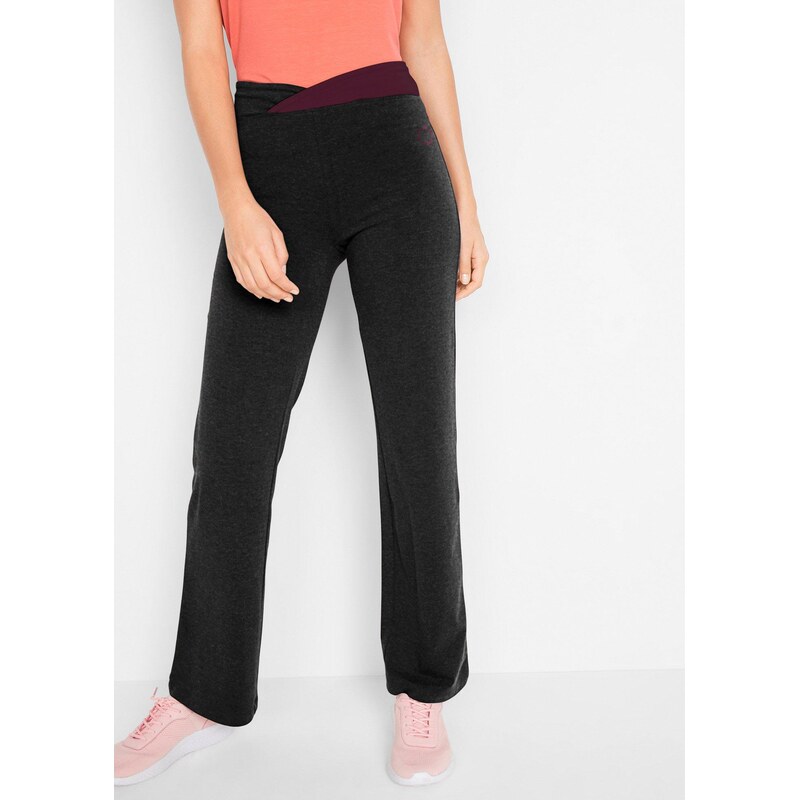 bonprix Bavlněné sportovní kalhoty, Bootcut (2 ks v balení)