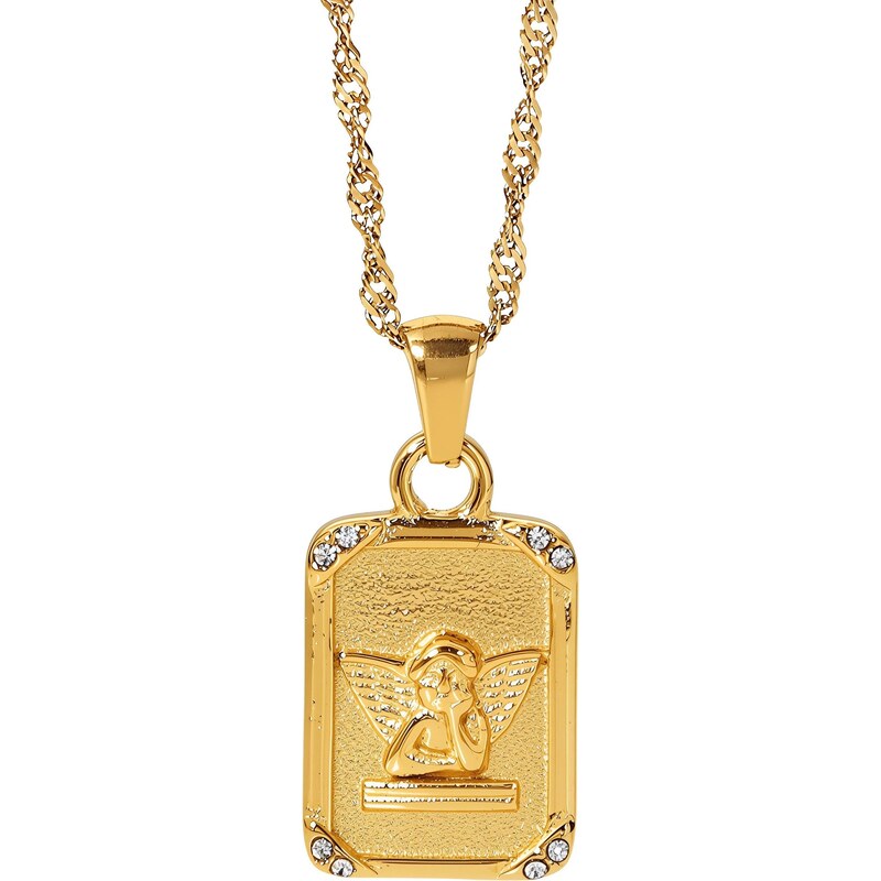 ELENYS Angel Grace – pozlacený náhrdelník 18K žluté zlato 109769379
