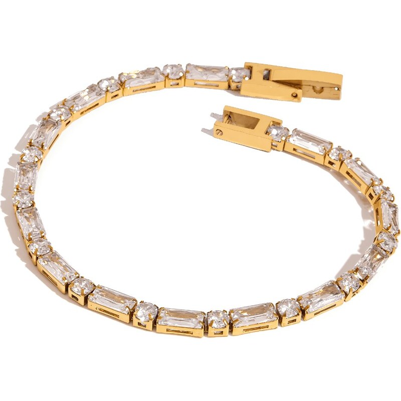 ELENYS Luminara Slim – pozlacený náramek 18K žluté zlato 111322417