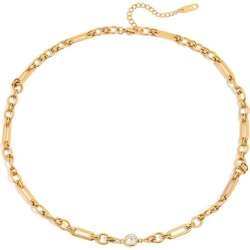 ELENYS Unity Chain – pozlacený náhrdelník 18K žluté zlato 112203882