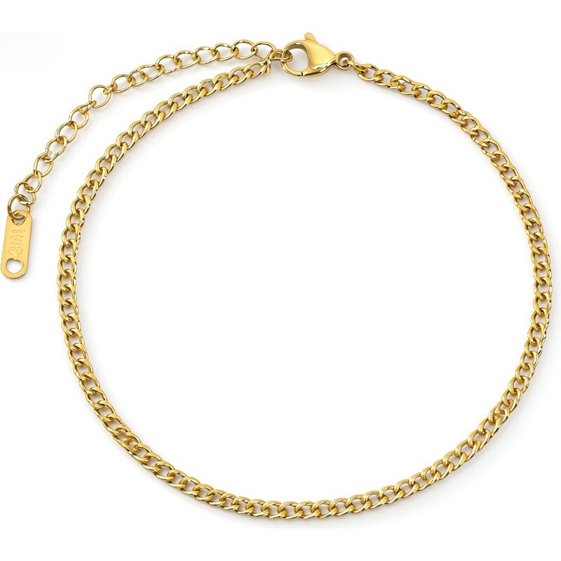 ELENYS Classic Chain 3 mm – pozlacený náramek 18K žluté zlato 112356100