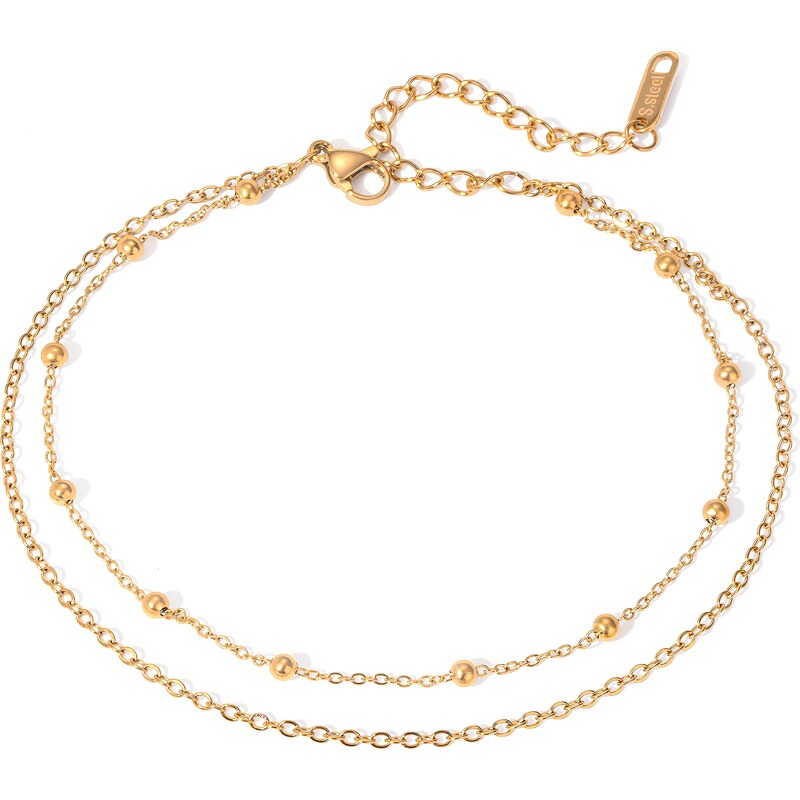 ELENYS Linea – pozlacený náramek 18K žluté zlato