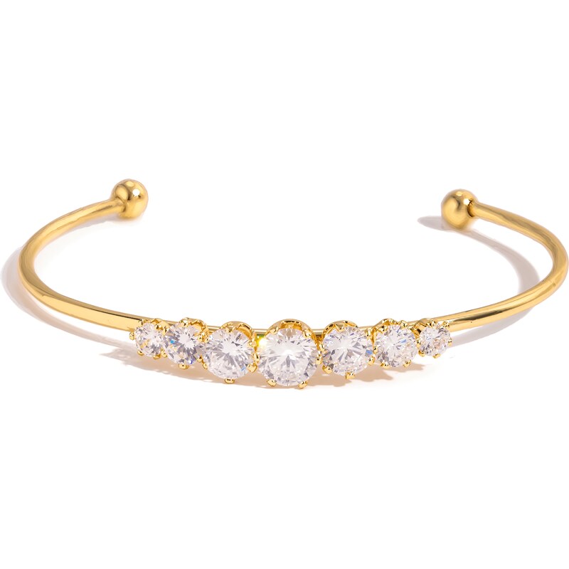ELENYS Althea – pozlacený náramek 18K žluté zlato