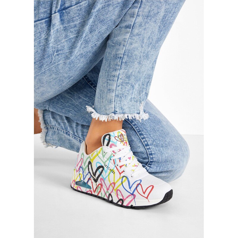 bonprix Tenisky značky Skechers s paměťovou pěnou bílá Žena 80187938