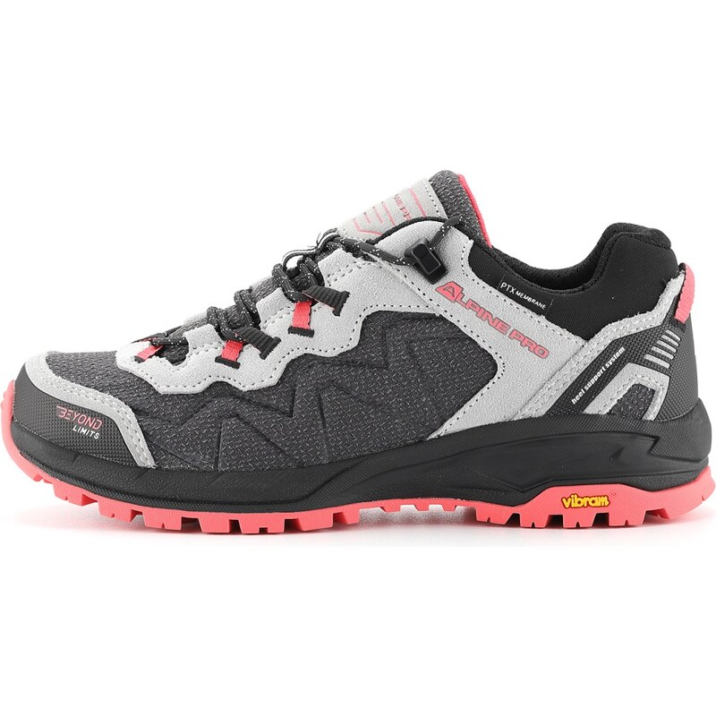 Outdoorová obuv s ptx membránou ALPINE PRO IBANE 3 šedá