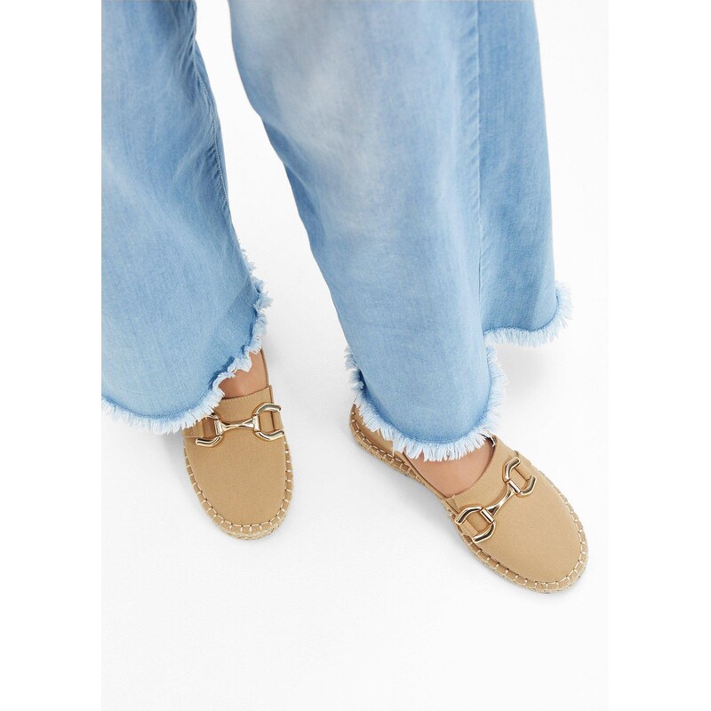 bonprix Espadrilky béžová Žena 94537650