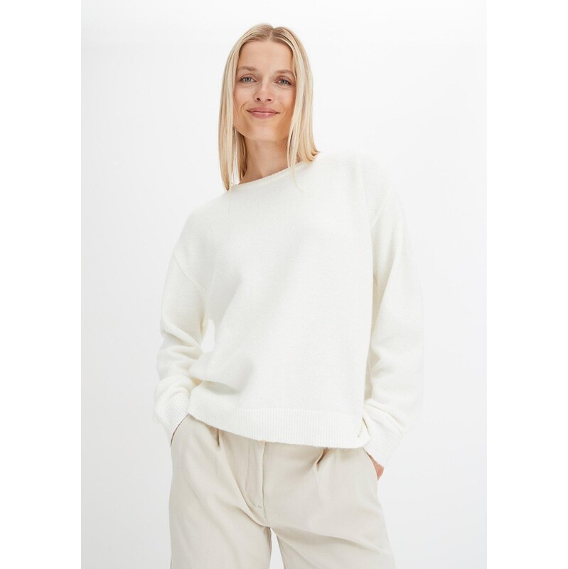 bonprix Oversized svetr béžová Žena